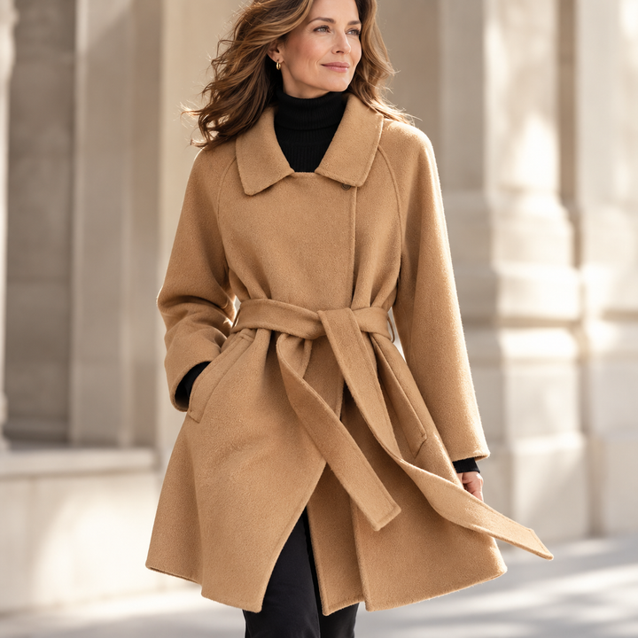 Margot Belted Wool Coat