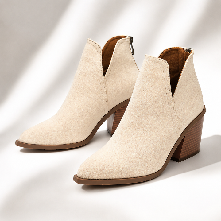 Elodie Suede Ankle Boots