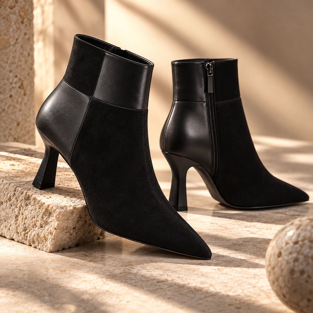 Florence Checkered Ankle Boots