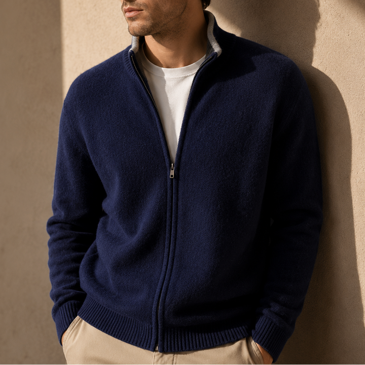 Jacob Brushed Knit Zip