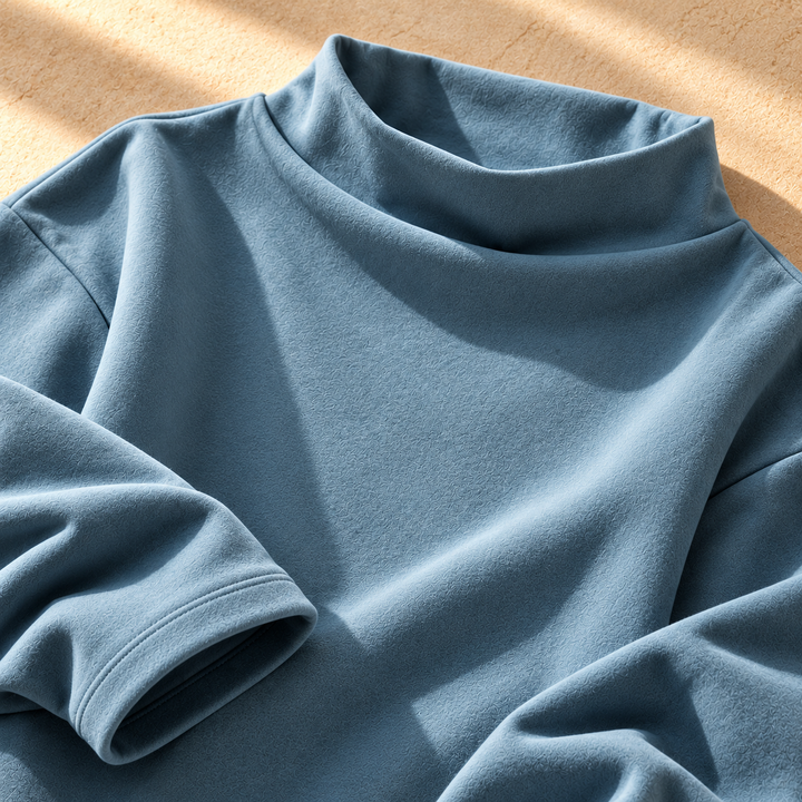 Eleanor Funnel-Neck Top