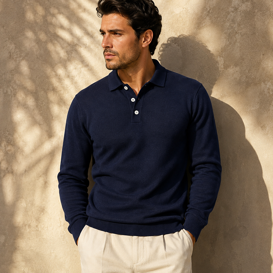 Grayson Long-Sleeve Polo