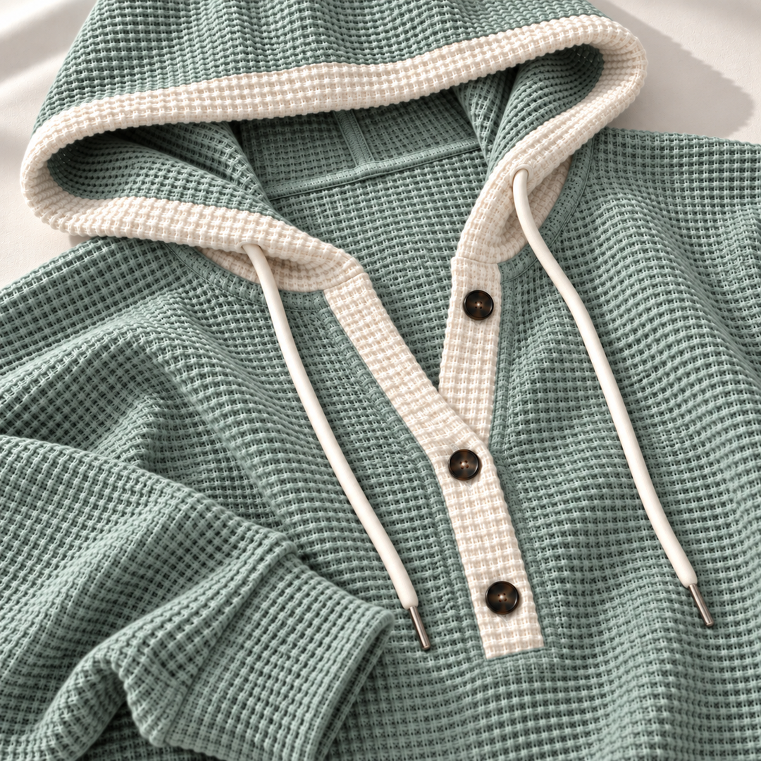 Jesse Bell Waffle Henley