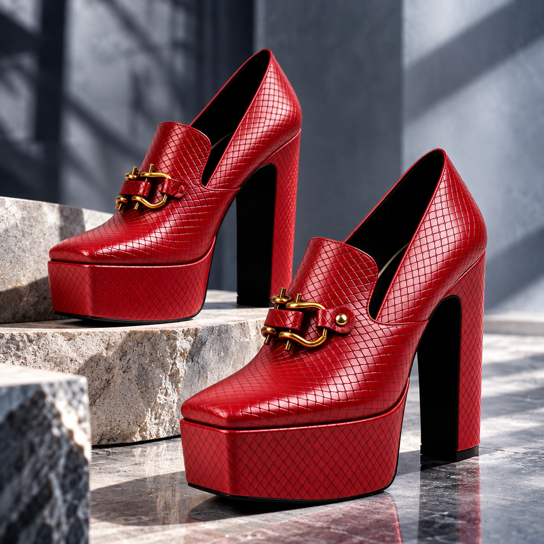Simone Platform Loafer Pumps