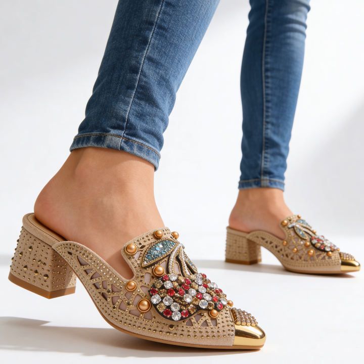 Odette Cherry Belle Heels — alternate view