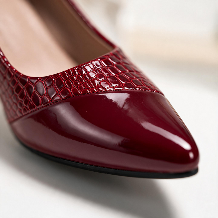 Florence Croc Point Heels