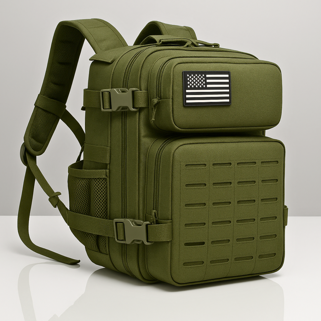 The TITAN Tactical Backpack — close-up detail