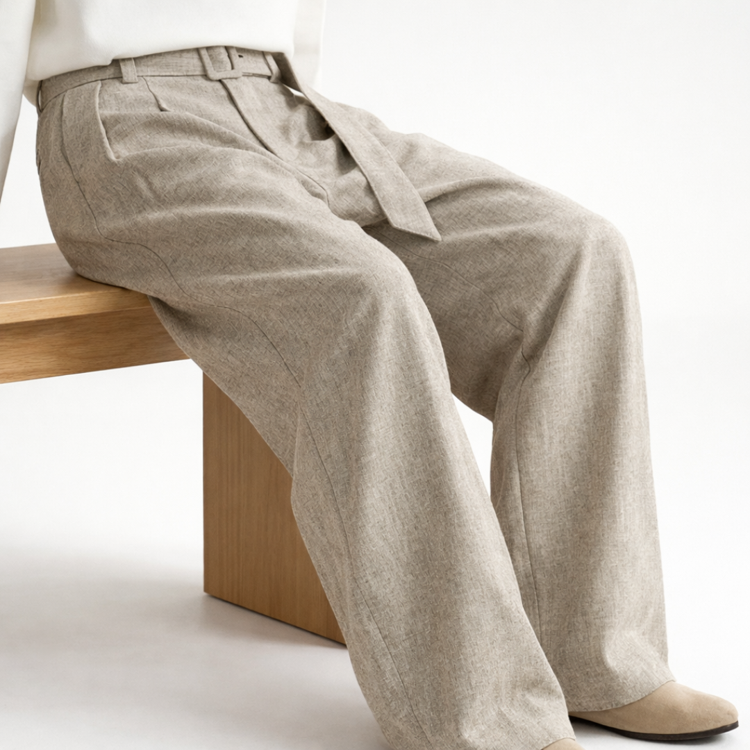 Jacob Wide-Leg Wool Trousers — alternate view