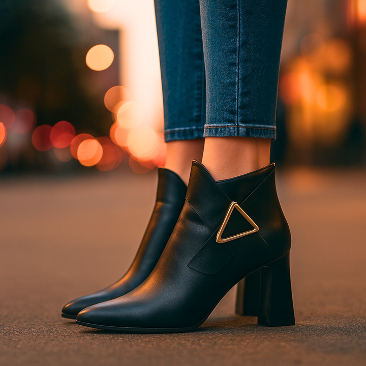 Hampton Lane Ankle Boots — styling shot