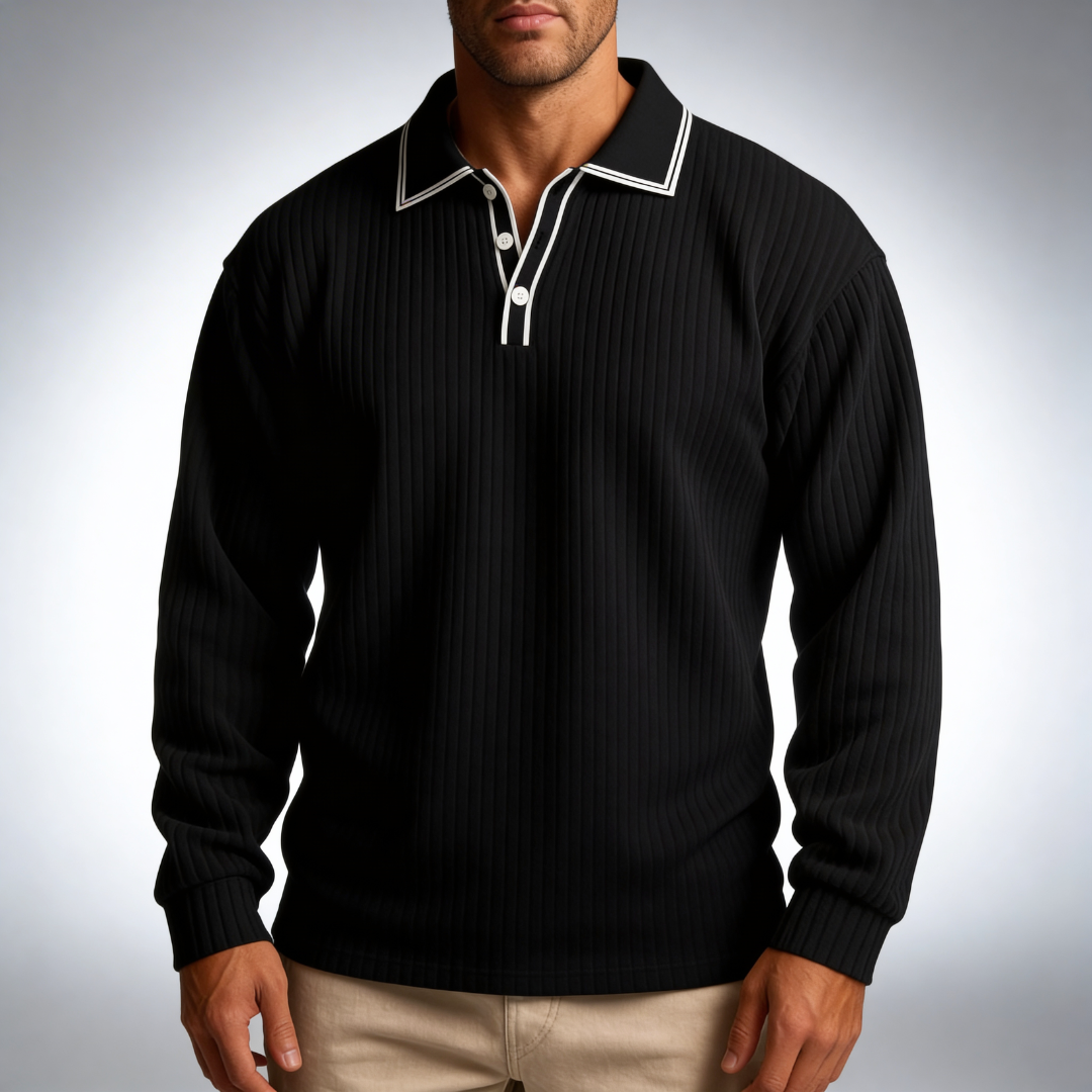 Westbrook Long Sleeve Polo — lifestyle shot