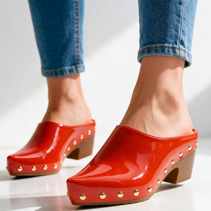 Sutton Studded Mules