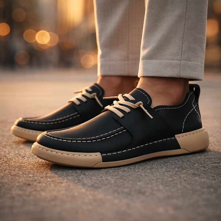 Hampton Lane Lace Mocs — lifestyle shot