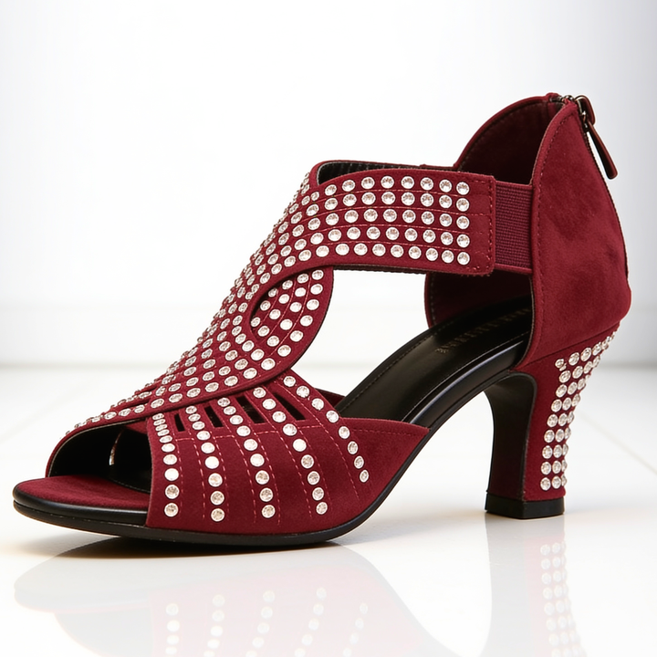 Chelsea Lake Rhinestone Heels