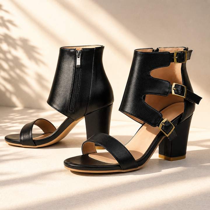 Celeste Wave-Cut Sandals