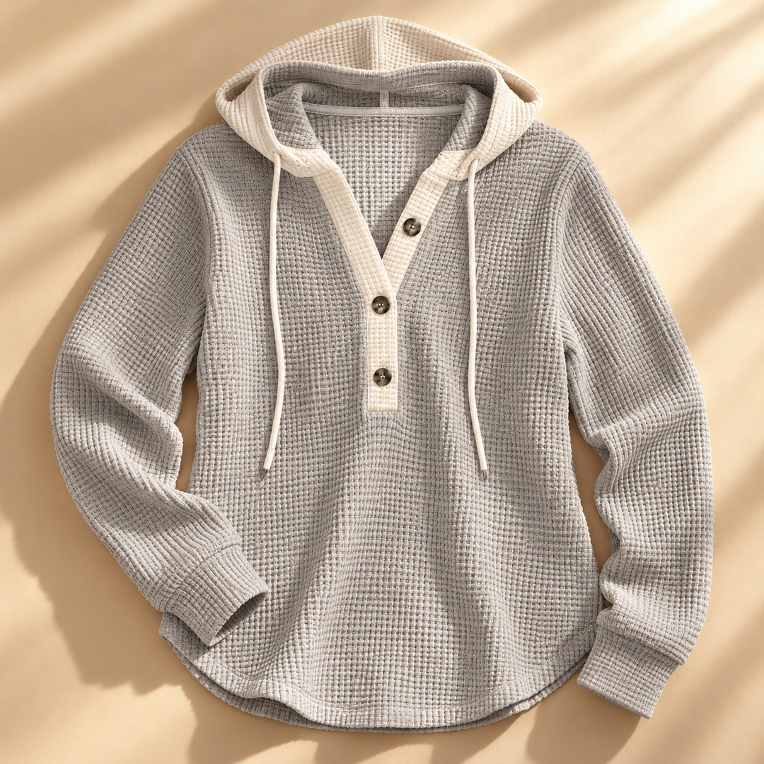 Jesse Bell Waffle Henley