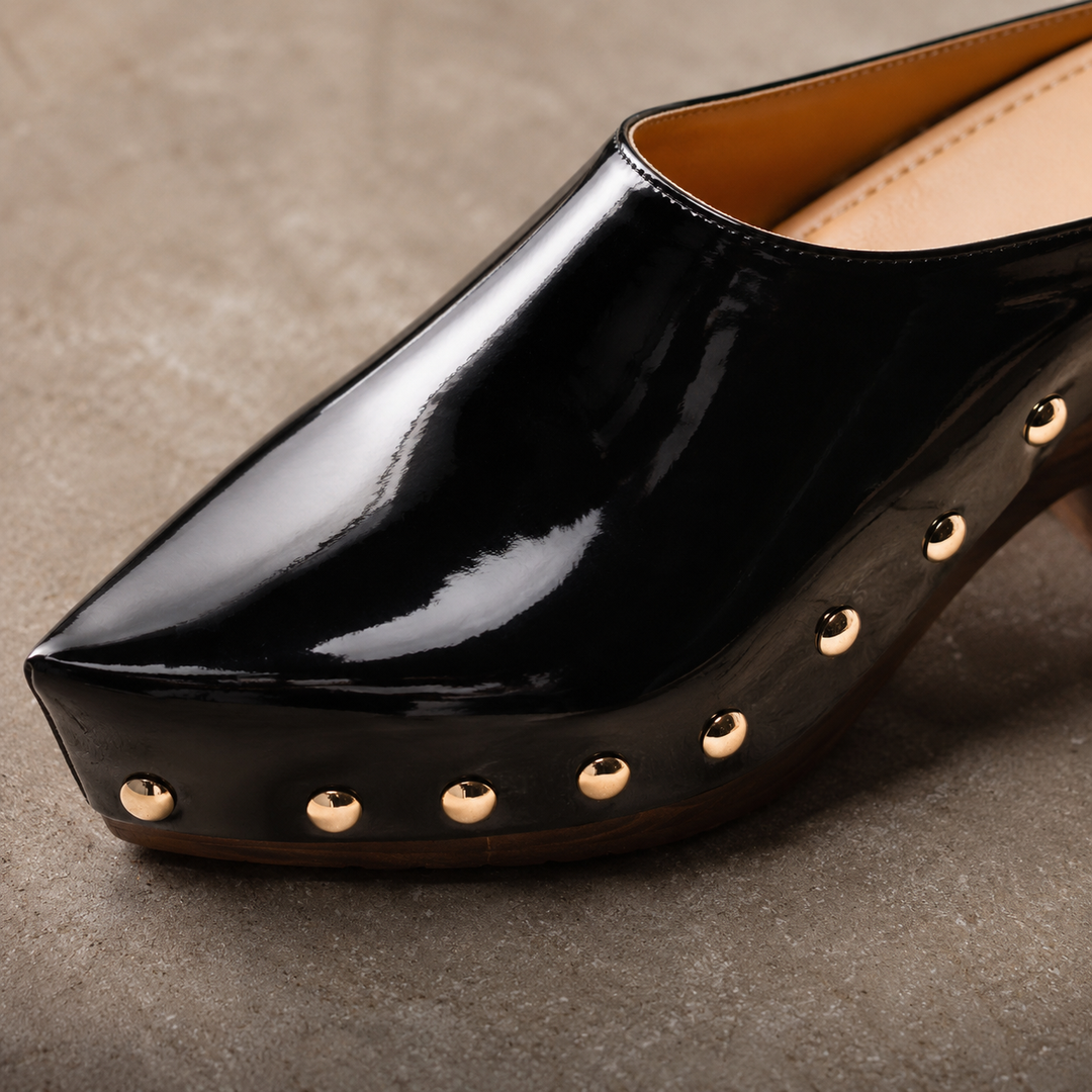 Sutton Studded Mules