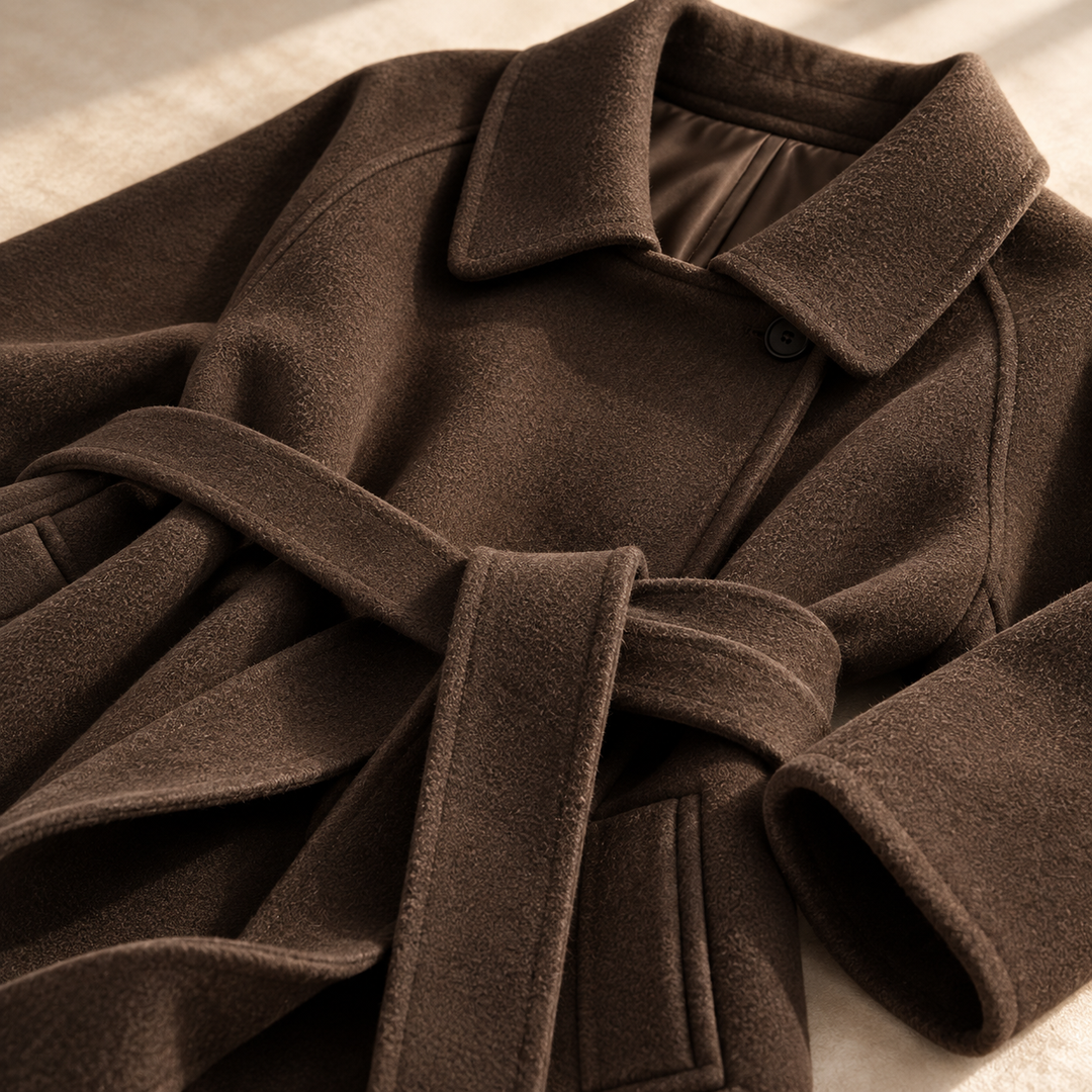 Margot Belted Wool Coat