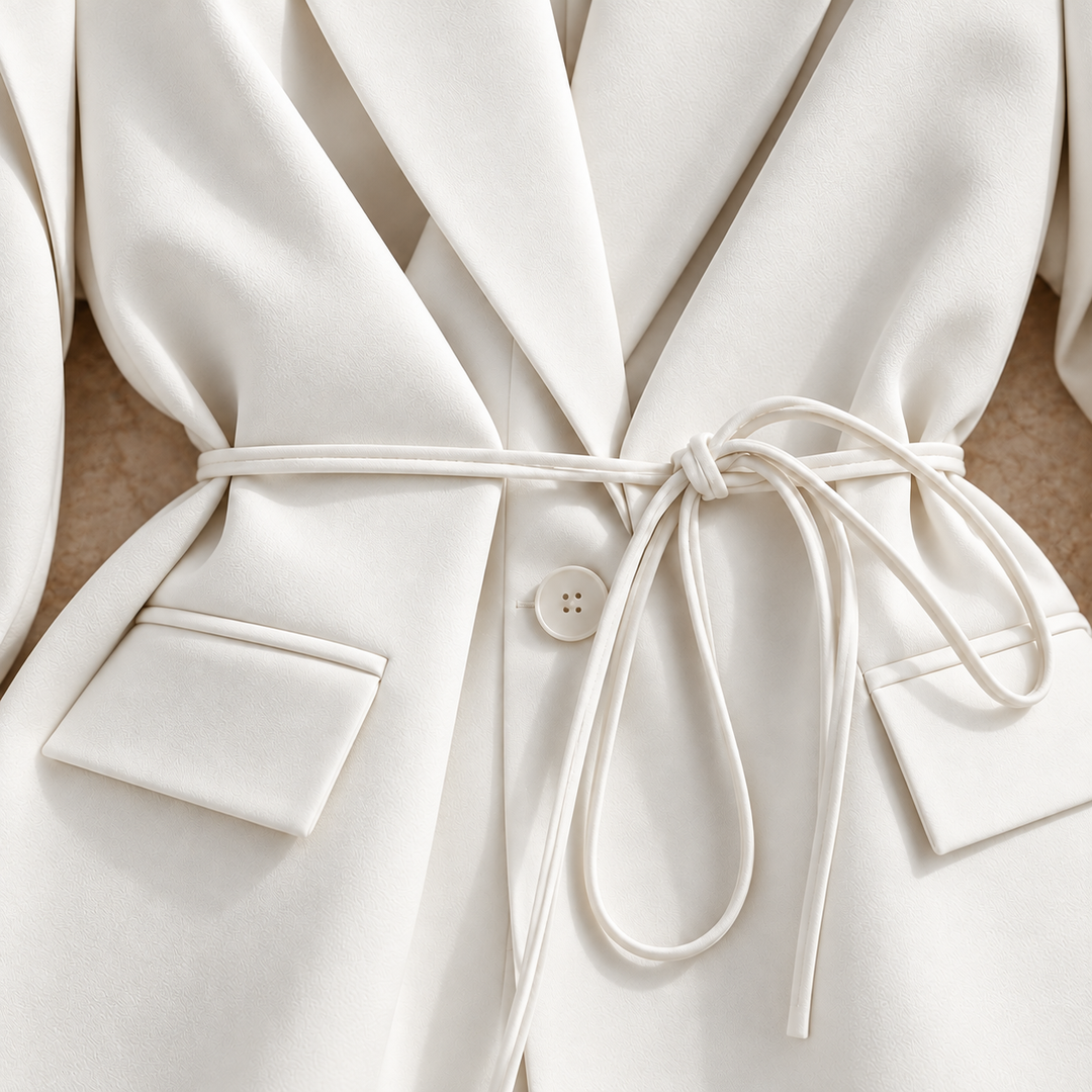 Madison Layered-Shoulder Blazer