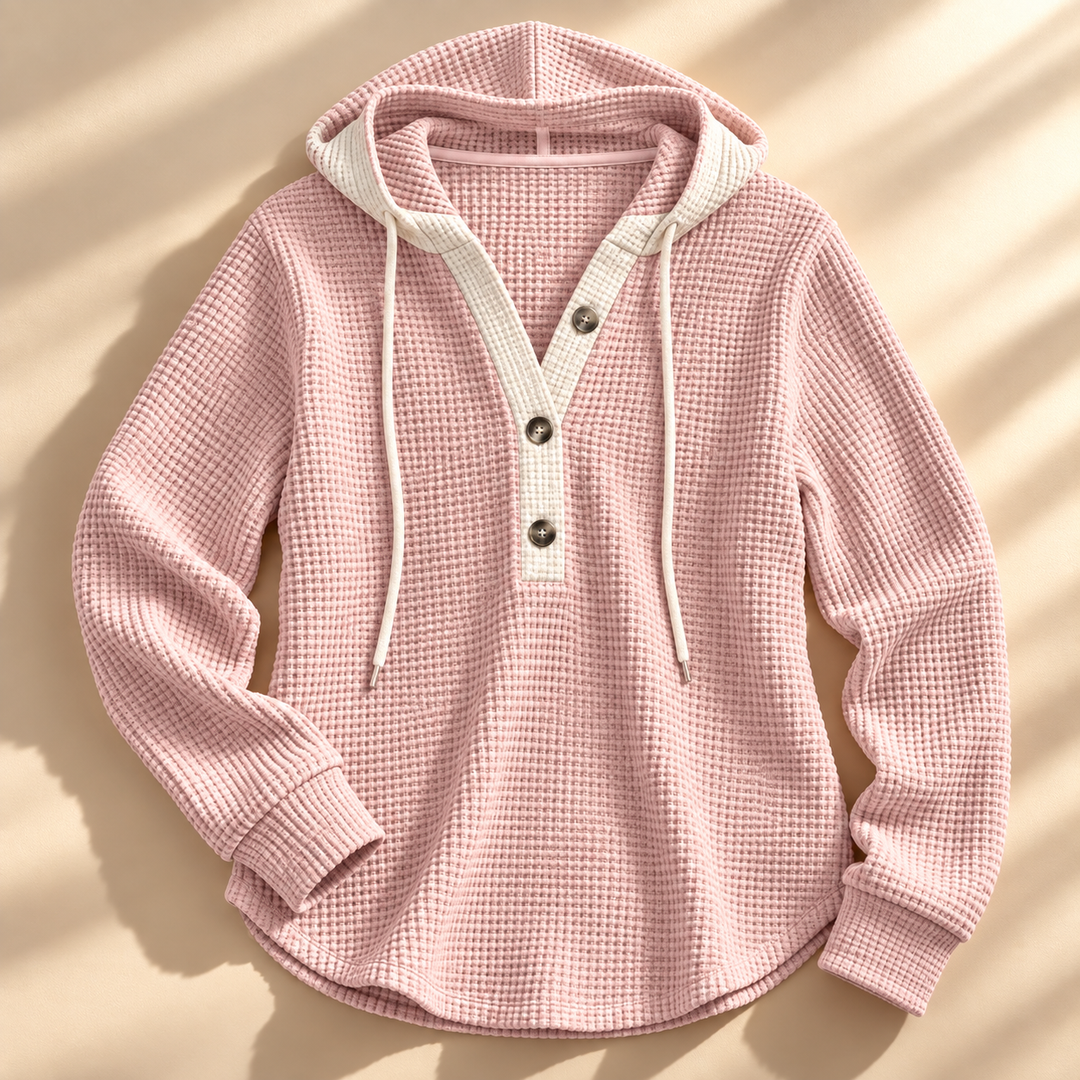 Jesse Bell Waffle Henley