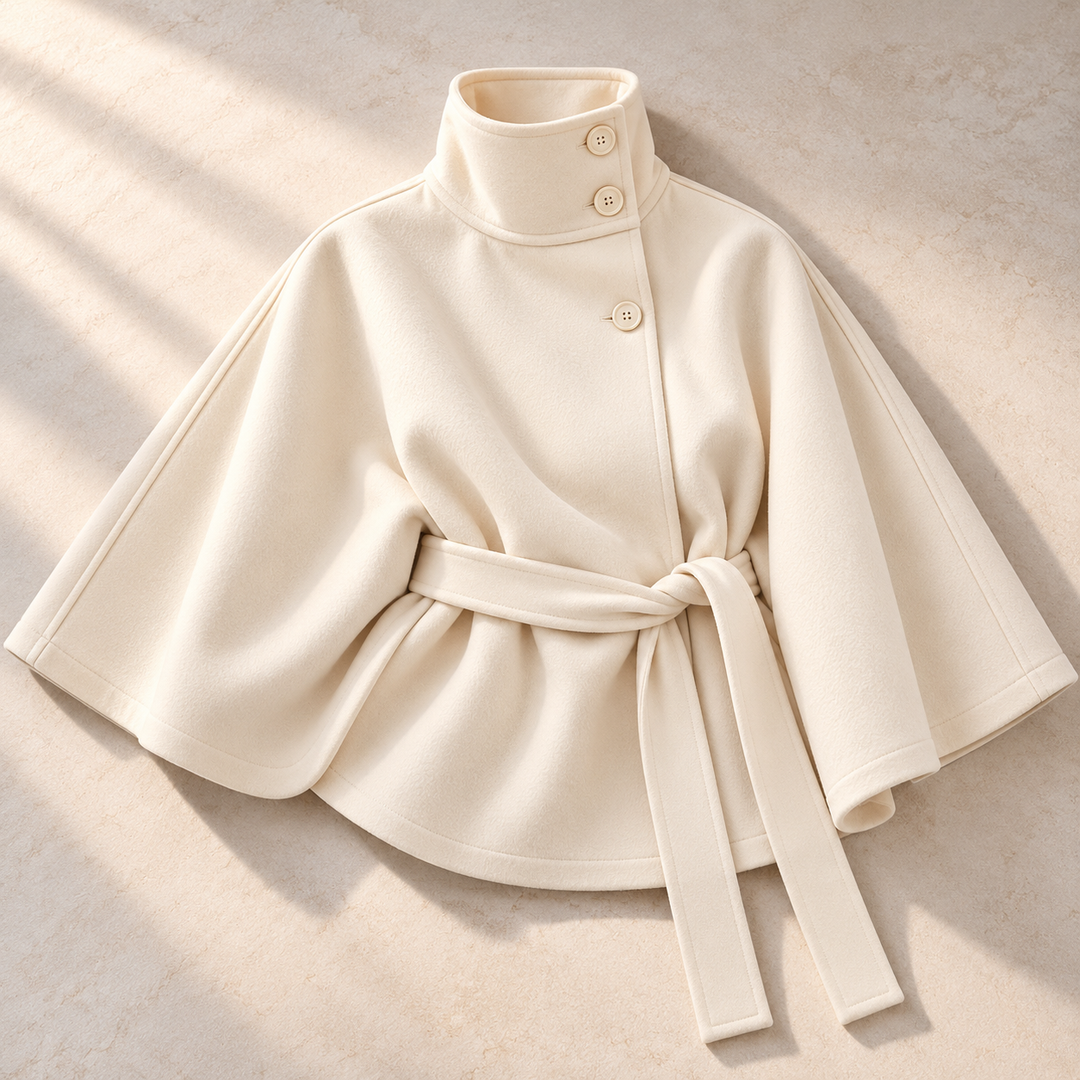 Eleanor Belted Cape Jacket