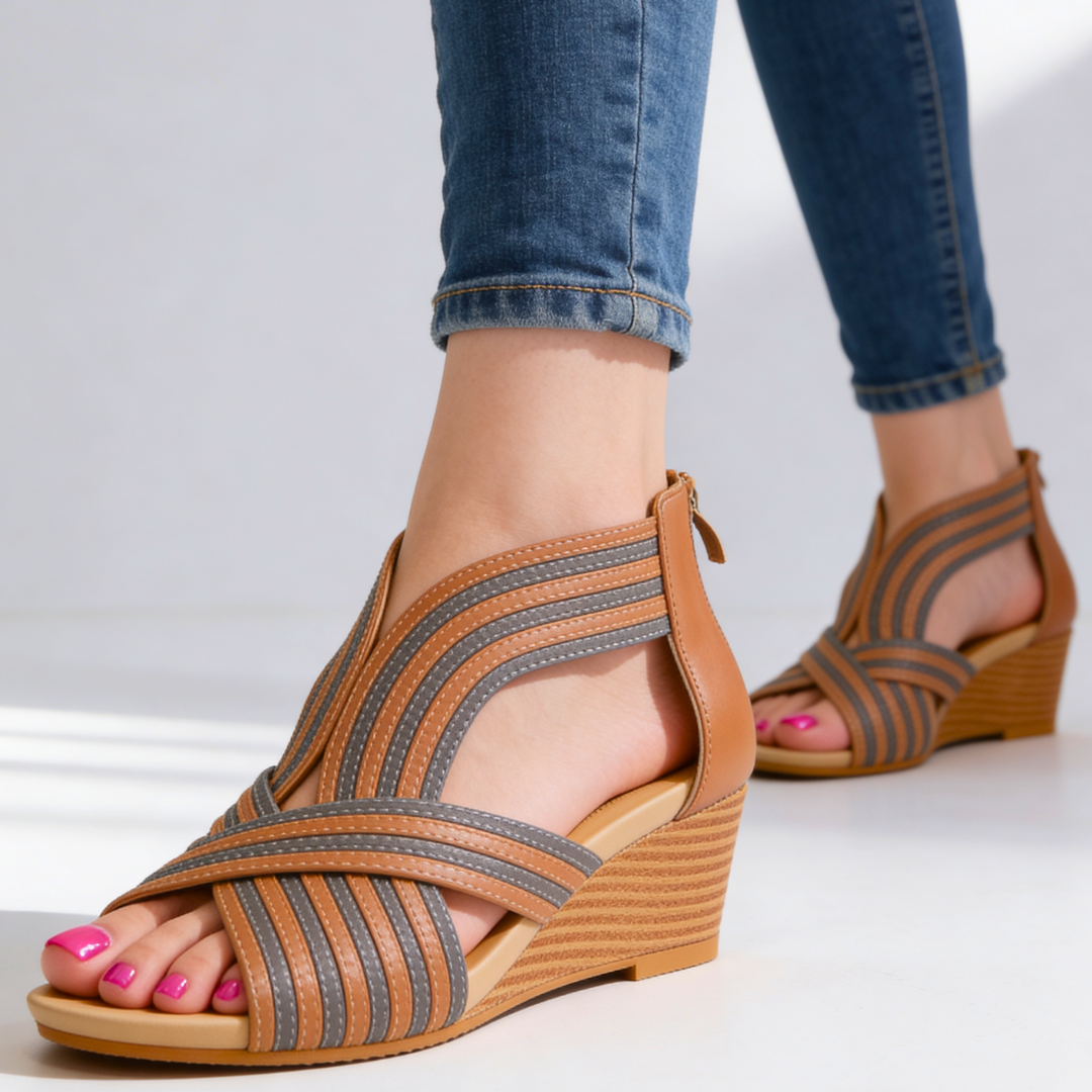 Odette Wedge Sandals — alternate view
