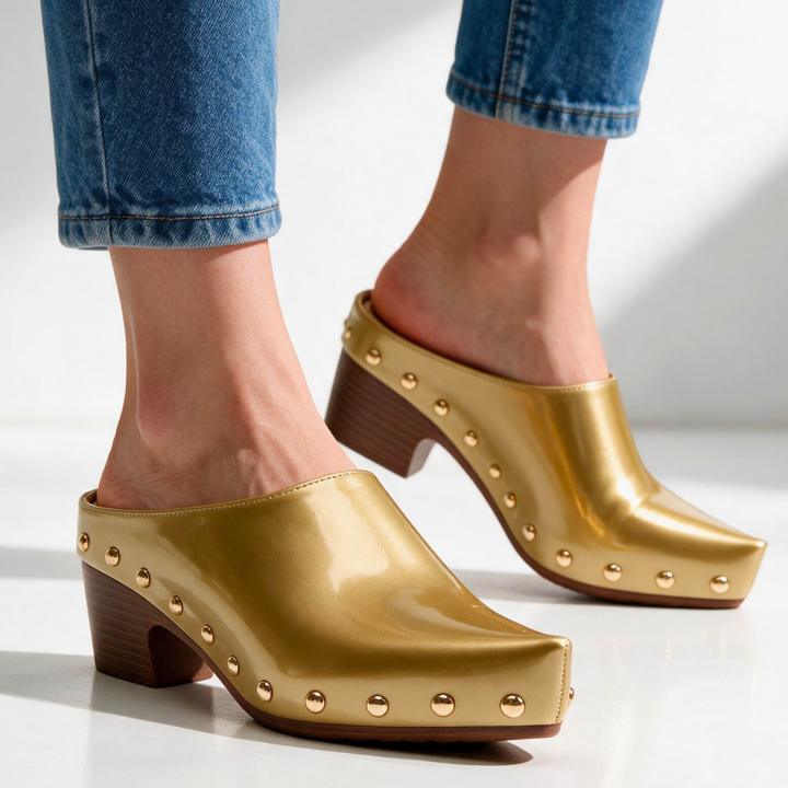 Sutton Studded Mules