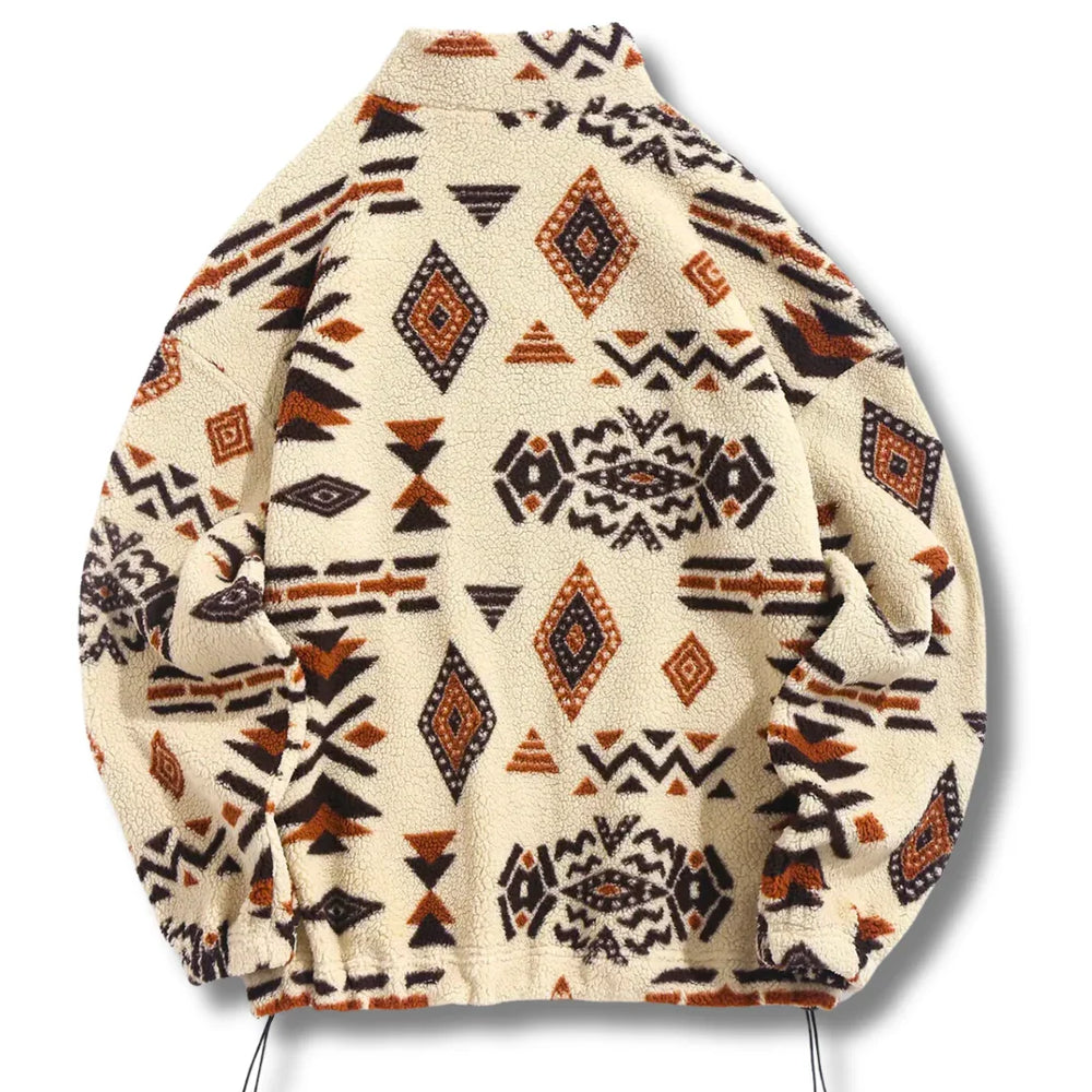 Aztec Trails Zip Fleece — side view