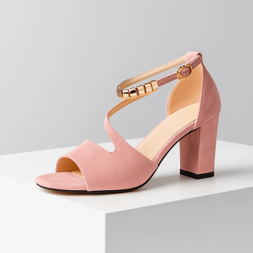 Vivienne Opaline Heels — side view