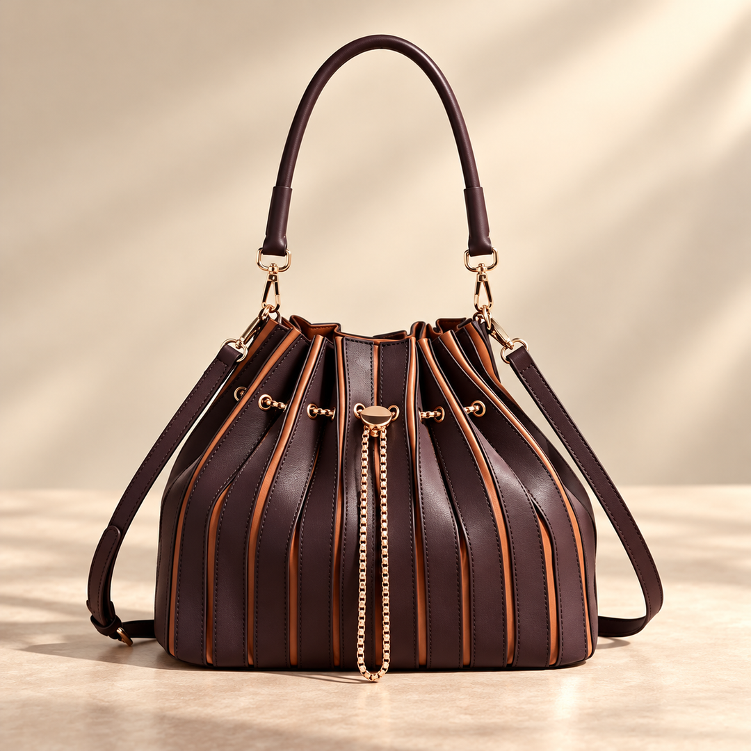 Atelier Pleated Bucket Bag