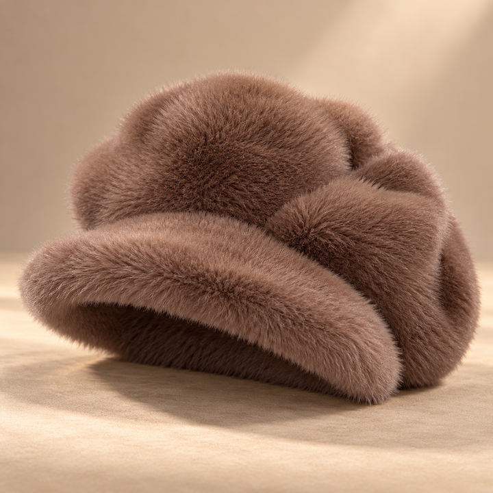 Banff Plush Newsboy Cap