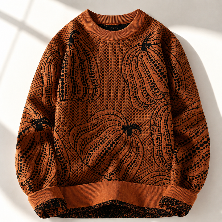 Hollis Pumpkin Knit Sweater