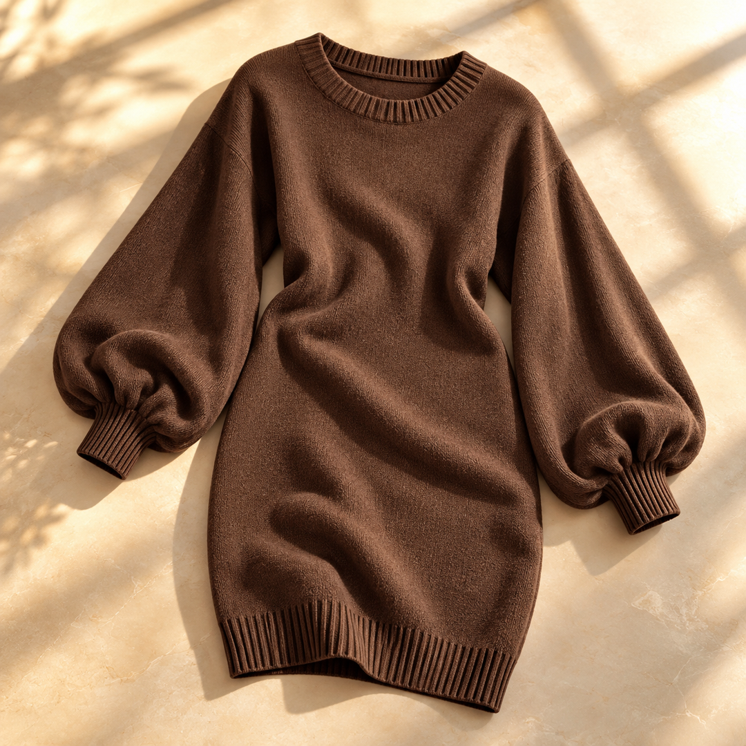 Margot Lantern Knit Dress