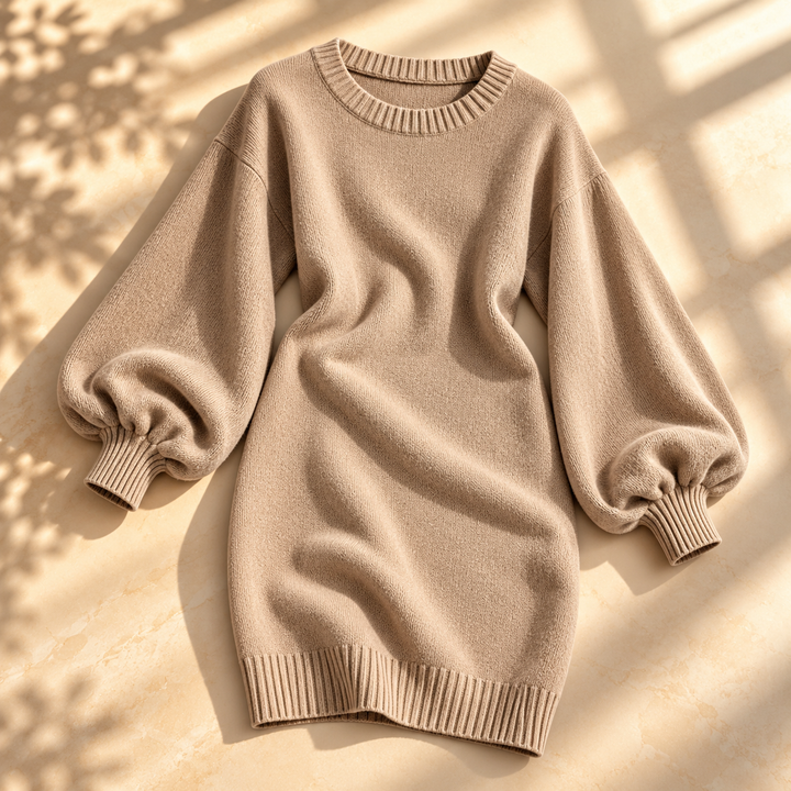 Margot Lantern Knit Dress
