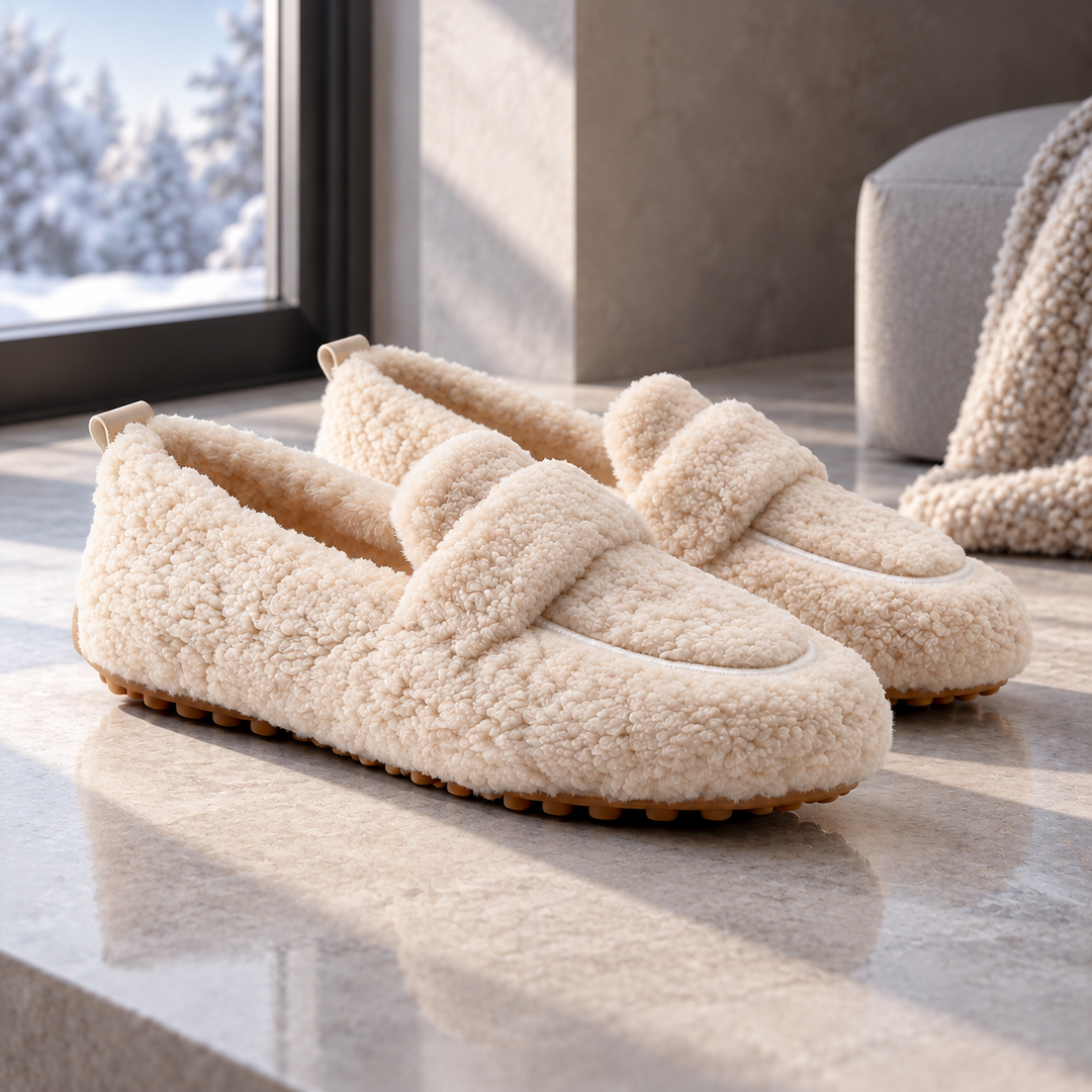Nora Teddy Loafers