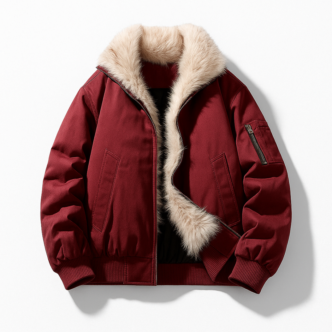 Avalon Ridge Fur Bomber — lifestyle shot
