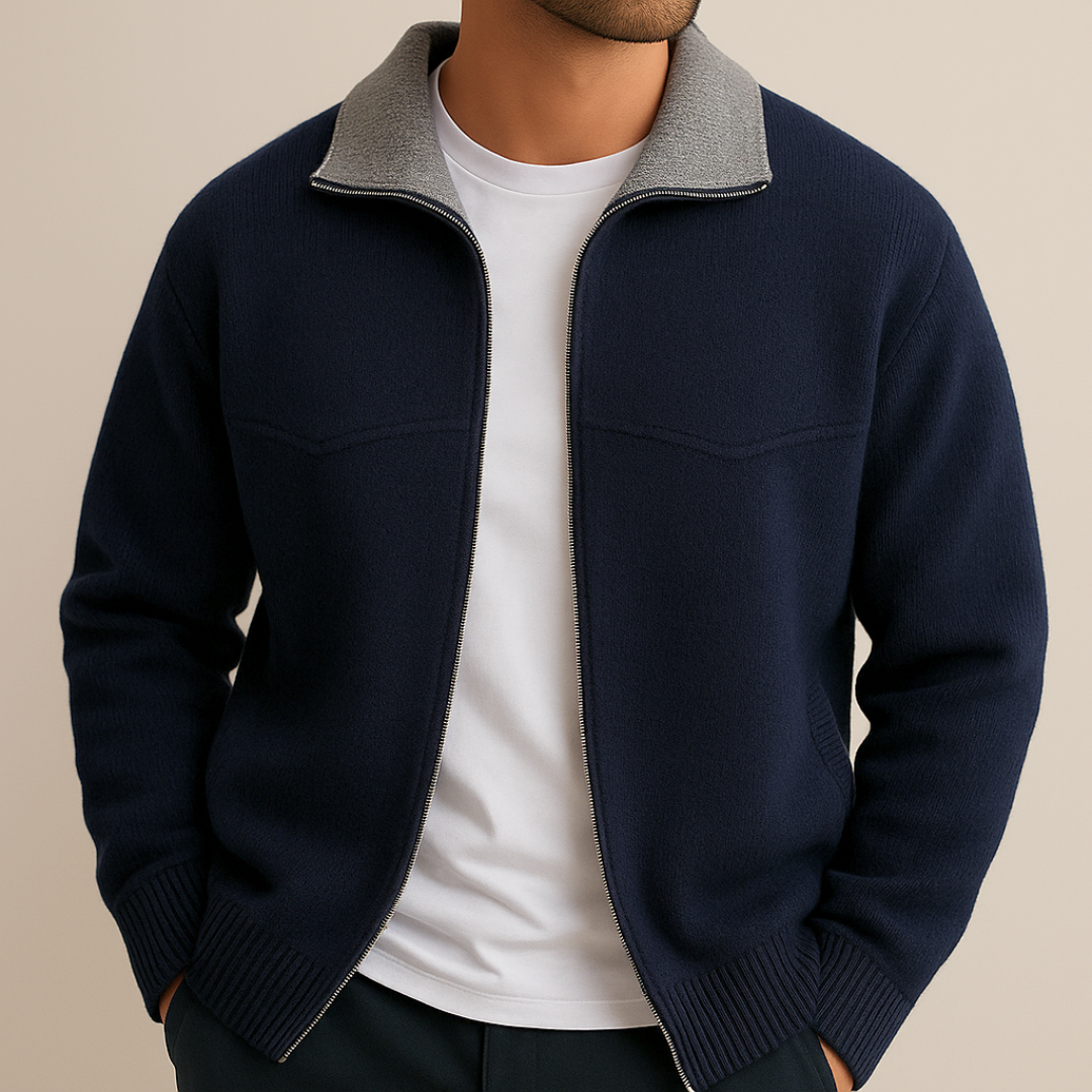 Alder Ridge Zip Cardigan — side view
