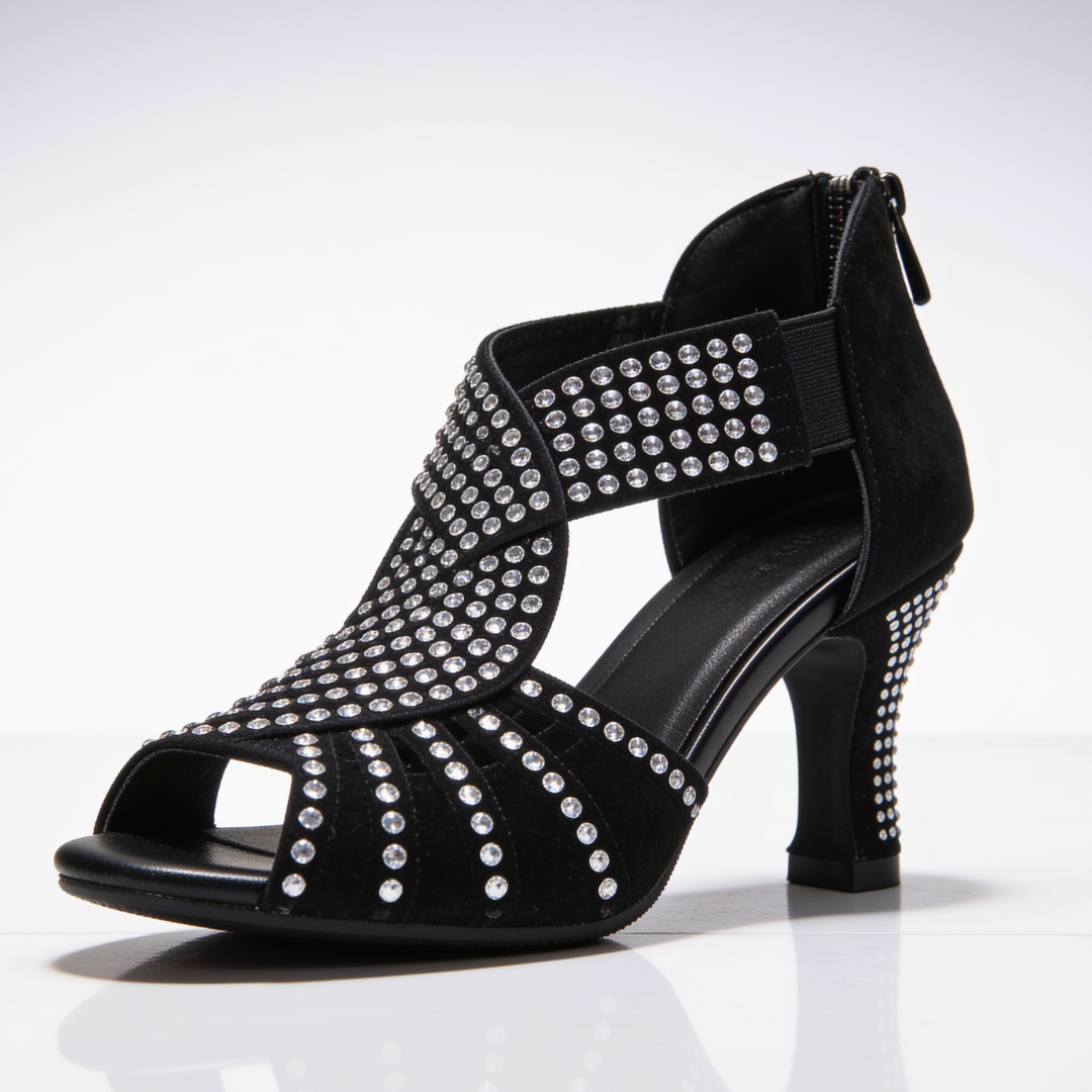Chelsea Lake Rhinestone Heels