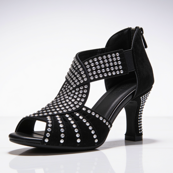 Chelsea Lake Rhinestone Heels