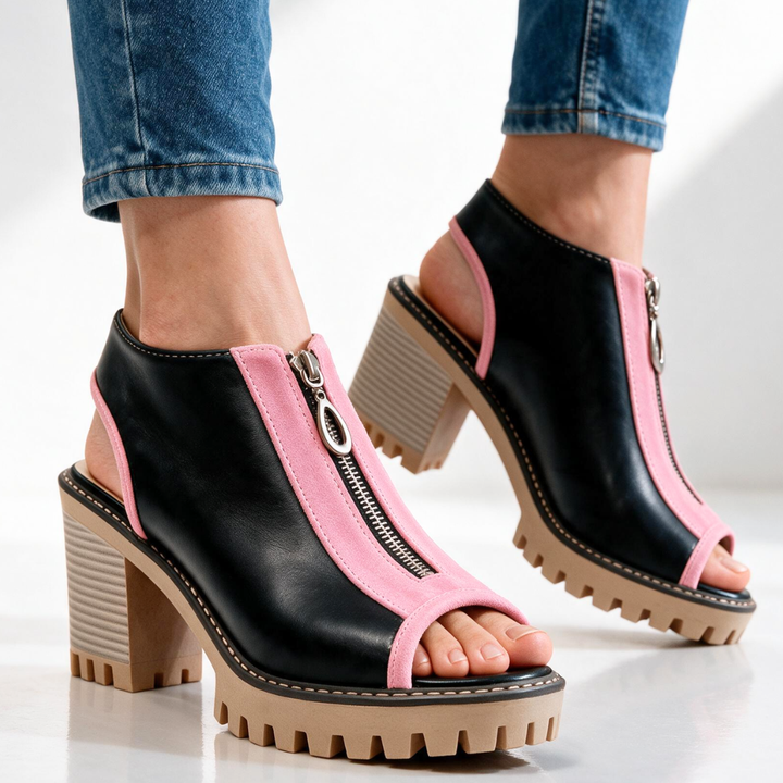 Chelsea Lake Zip Heels