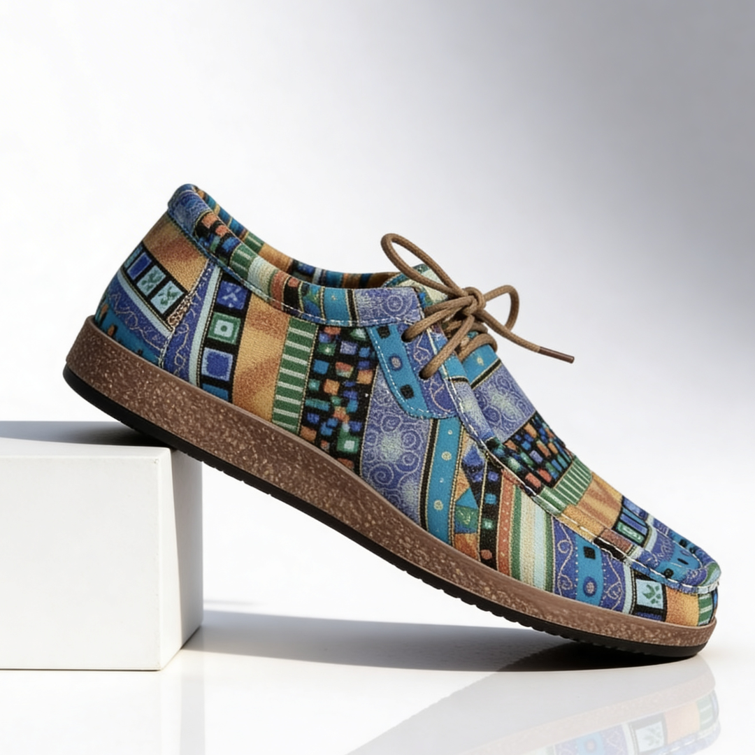 Natalia Rae Orthopedic Sneakers — texture detail