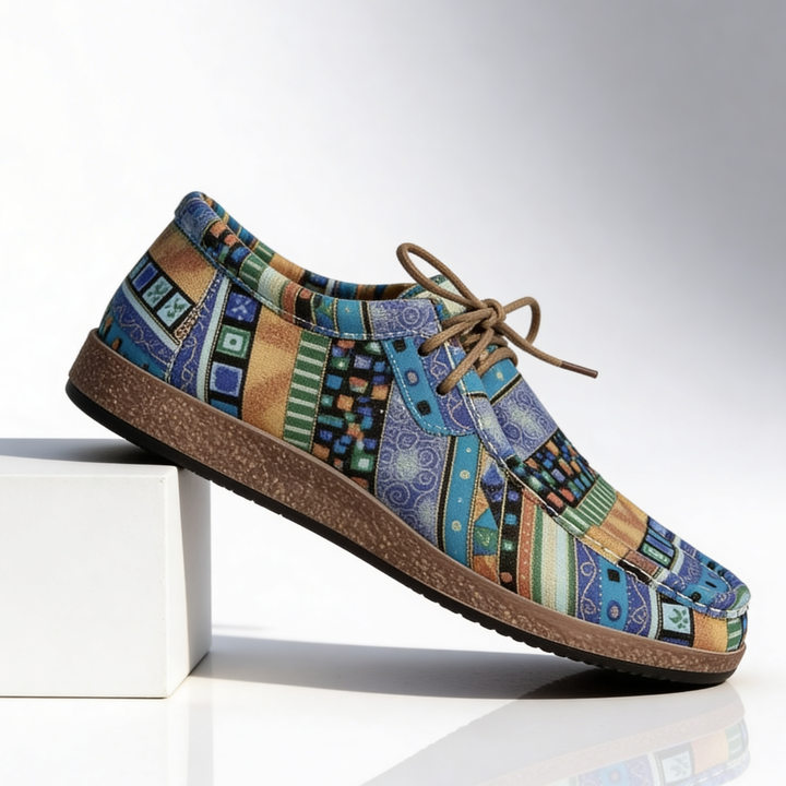 Natalia Rae Orthopedic Sneakers — texture detail
