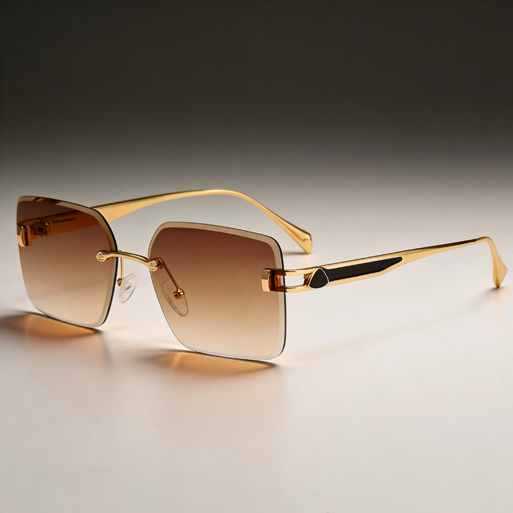 Milana Rimless Shades — close-up detail