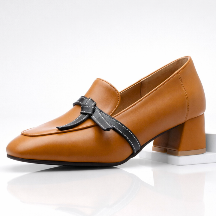 Harper Lane Silk Loop Loafers — lifestyle shot