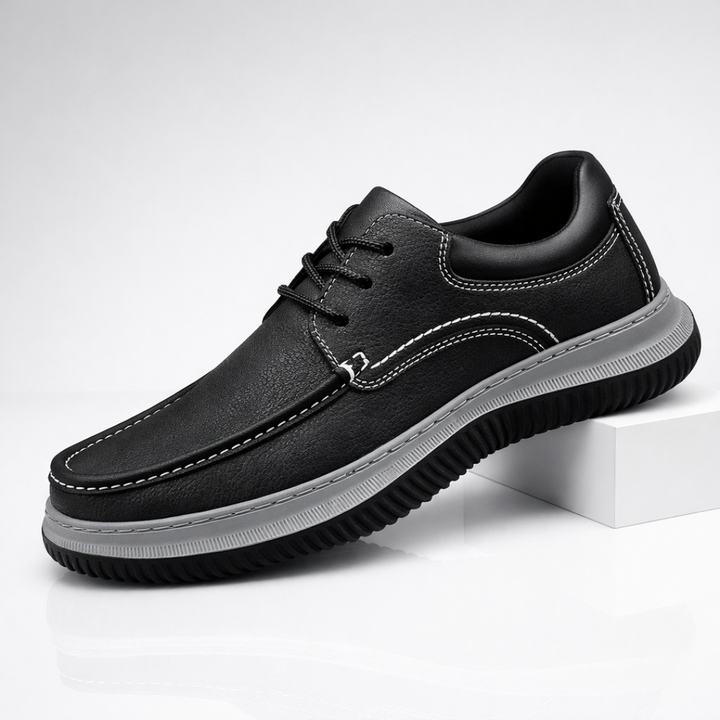Montari Leather Sneakers — front view