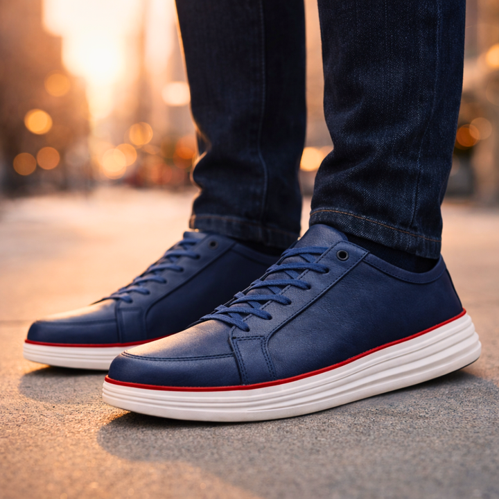 Hampton Lane Fleece-Lined Sneakers — styling shot