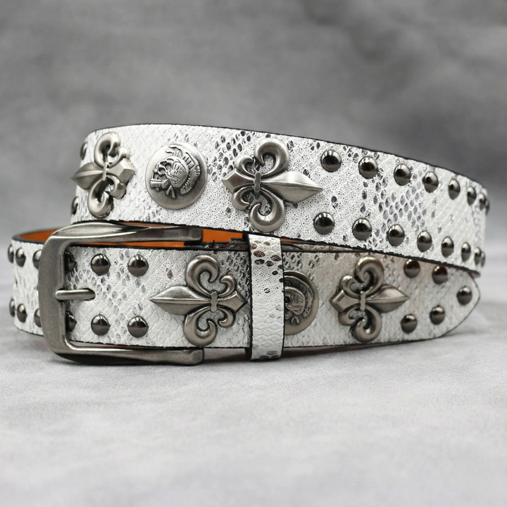 Anarchy Artifact Studded Belt — front view