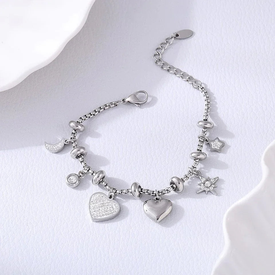 Heartstrings Charm Bracelet — alternate view