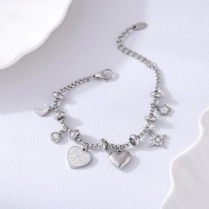 Heartstrings Charm Bracelet — alternate view