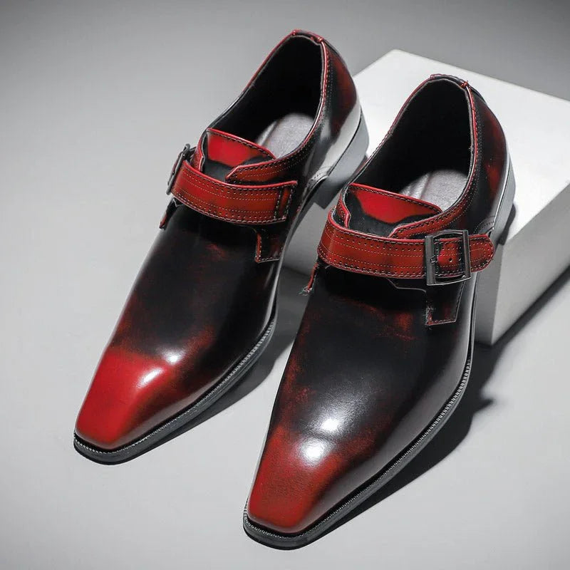 Caruso Leather Dress Shoes — lifestyle shot