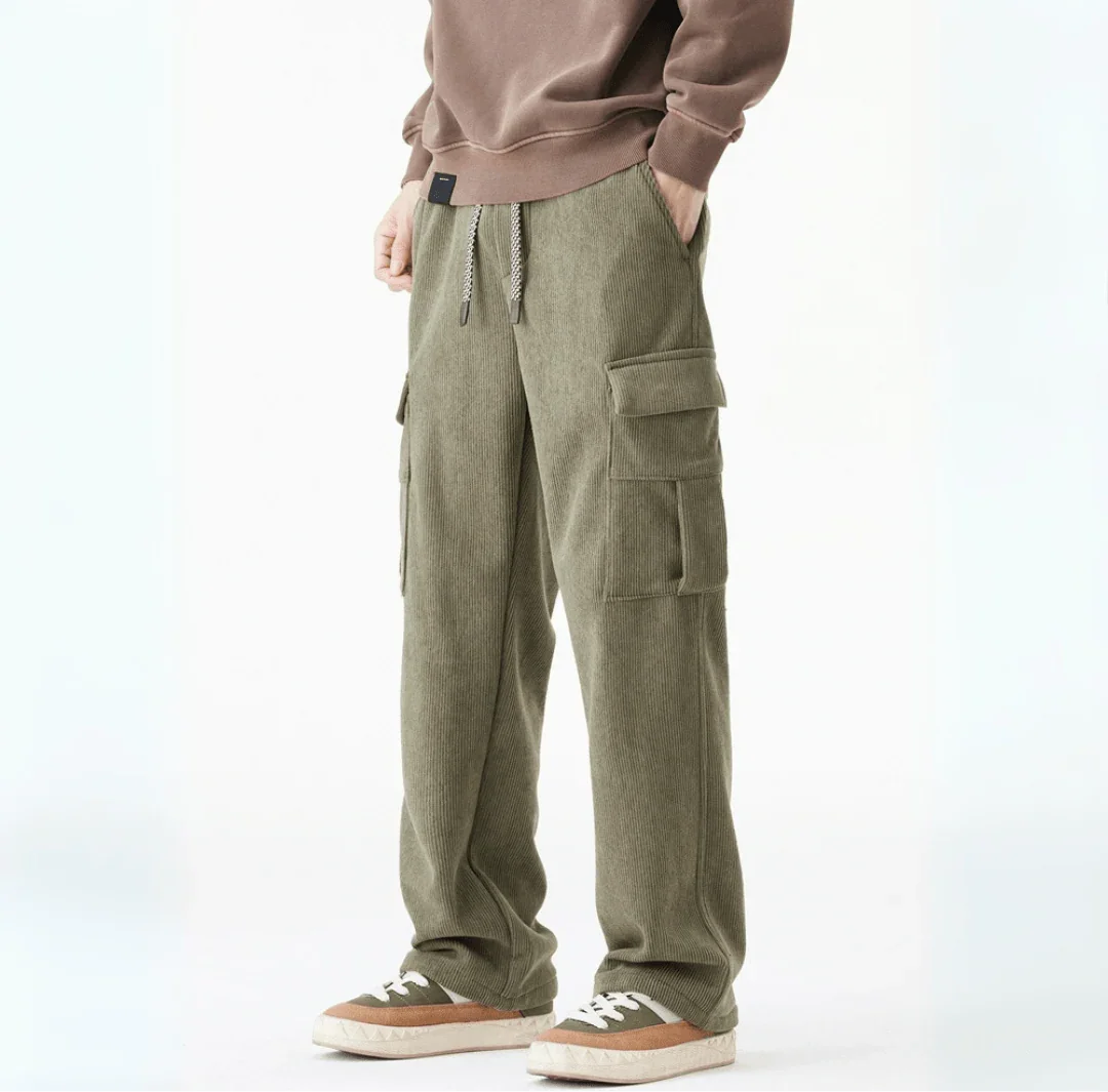 Origin Fleece Corduroy Pants — detail view
